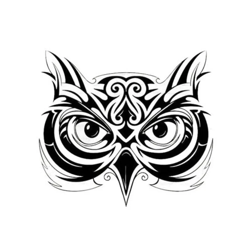 Car Accessories Useful - Car Sticker Owl Pattern Anime Stickers