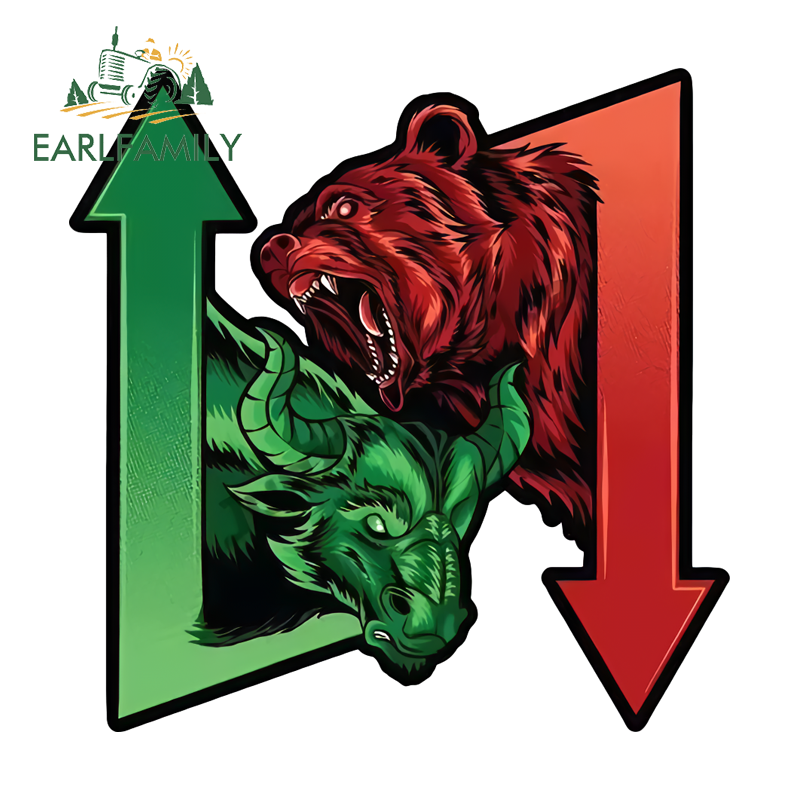 Market Car Accessories - EARLFAMILY Stock Market Bull Bear Fight