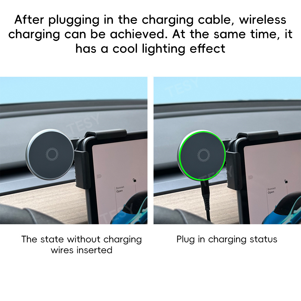 TESY Car Phone Mount Holder 15 - Wireless Car Charger reseña y precio