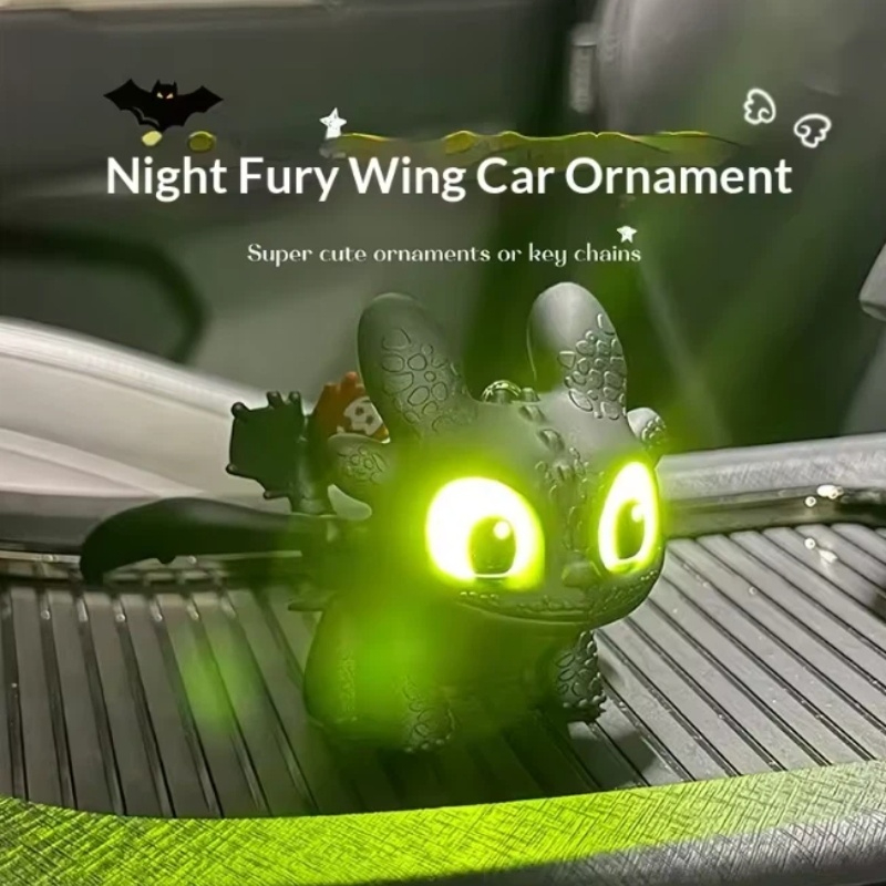 Genuine Cute Glowing Toothless - Car Accessories Company reseña y precio