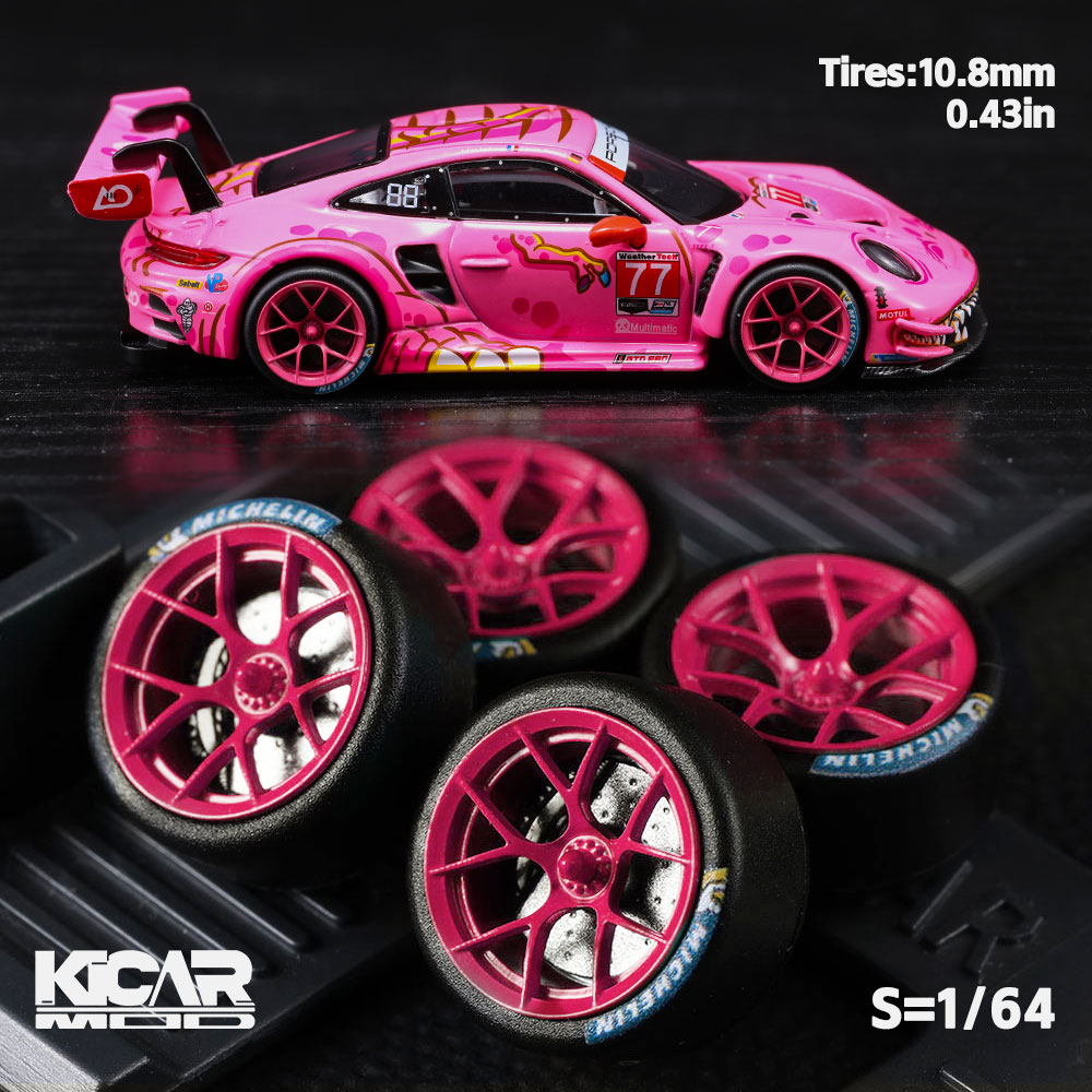 1/64 Model Car Wheels with Rub - Car Accessories Company reseña y precio