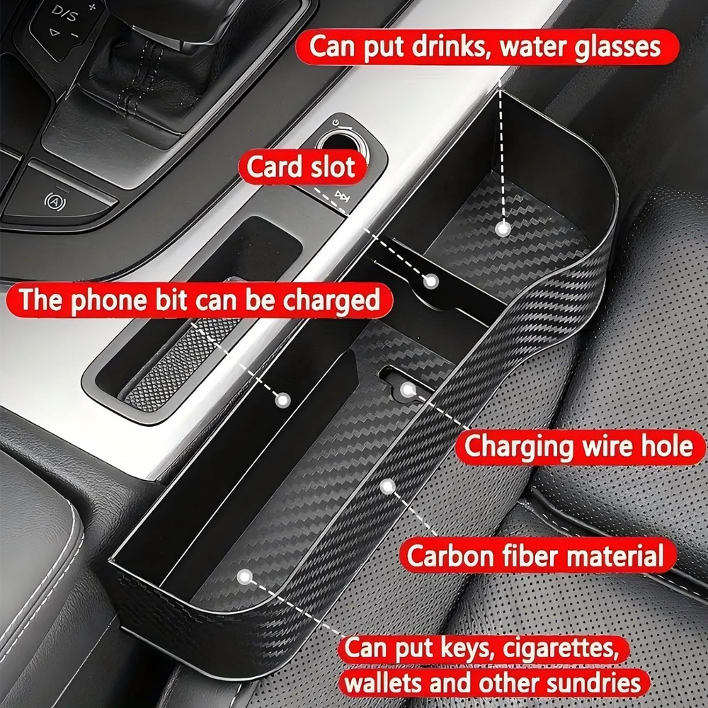 Car Seat Gap Storage Box, Mult - Car Accessories Useful reseña y precio