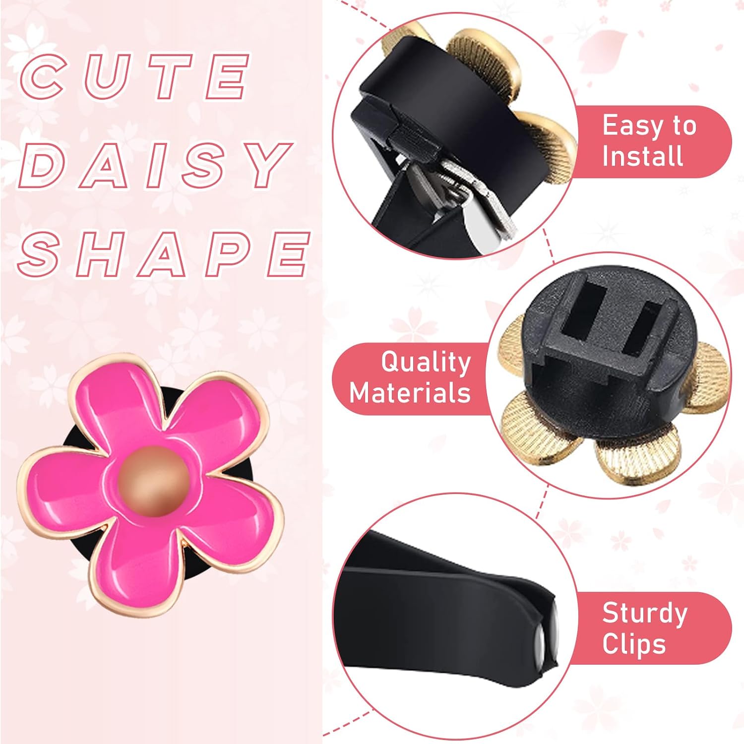 6PCS Daisy Flower Car Air Vent - Car Air Freshener Vent reseña y precio