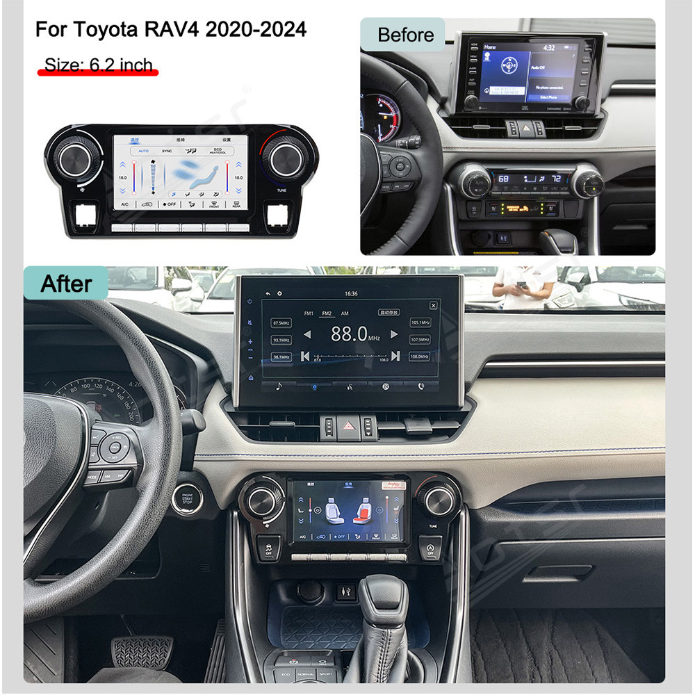 Touch & Button Dual Control AC - Car Accessories Company reseña y precio