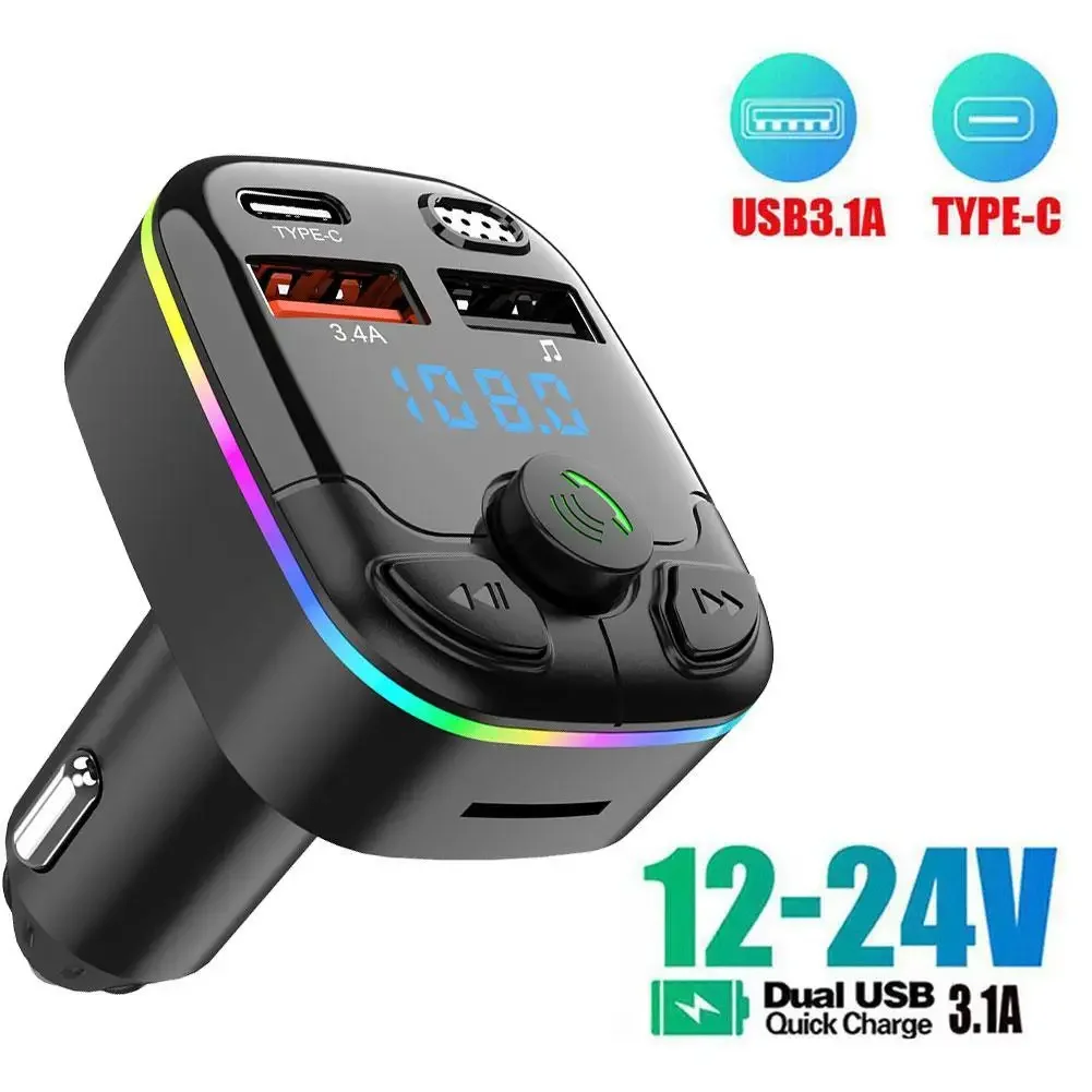 Car Wireless FM Transmitter Ad - Wireless Car Charger reseña y precio