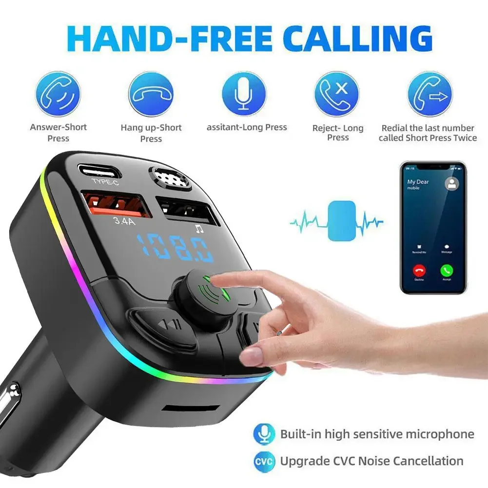 Car Wireless FM Transmitter Ad - Wireless Car Charger reseña y precio