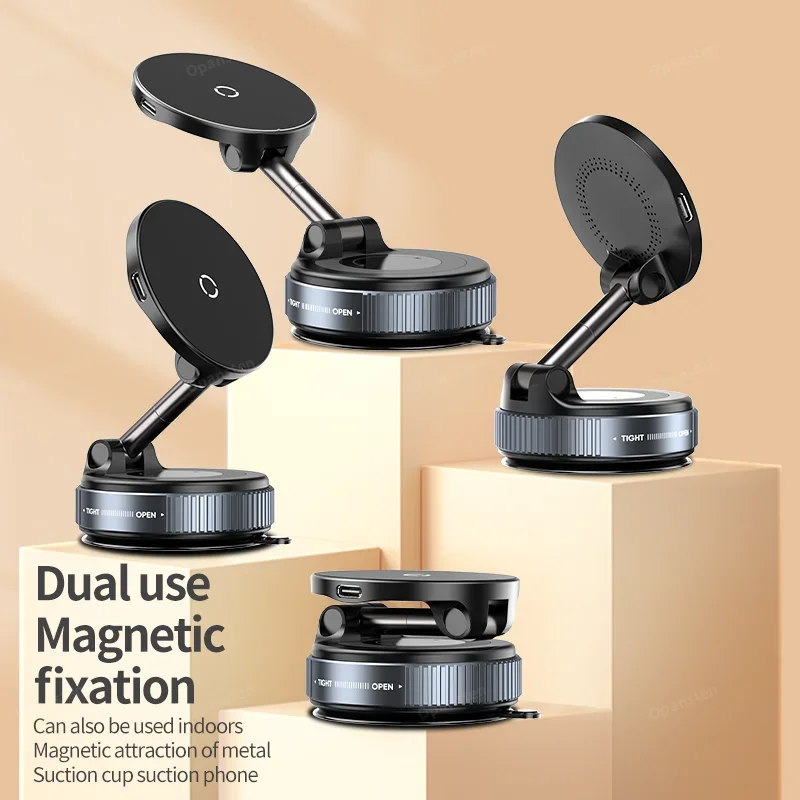 360° Rotation Vacuum Suction C - Wireless Car Charger reseña y precio