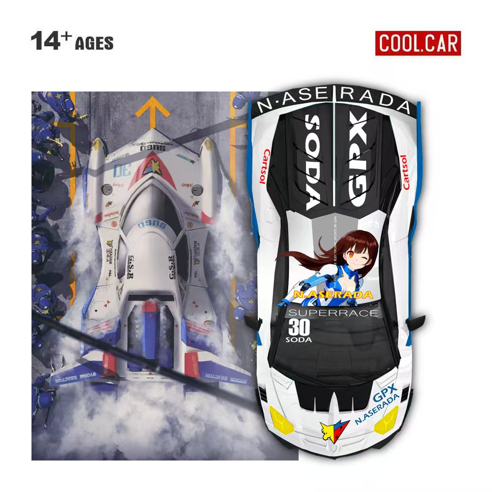 Cool Car 1:64 GTEVO Superrace  - Car Accessories Company reseña y precio