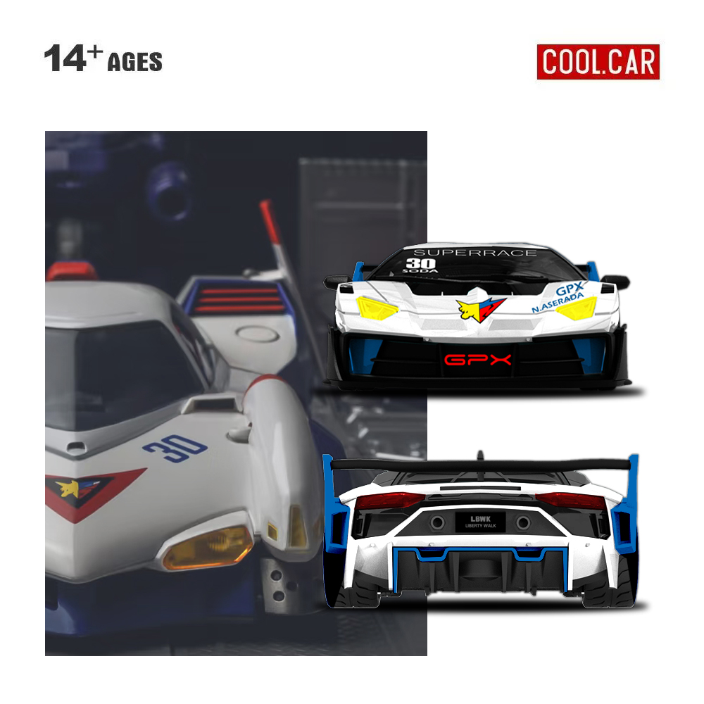 Cool Car 1:64 GTEVO Superrace  - Car Accessories Company reseña y precio