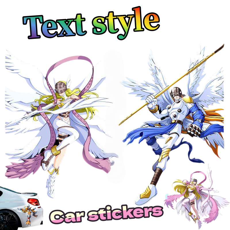 Digimon Car Sticker Cute Fashi - Car Accessories Japan reseña y precio