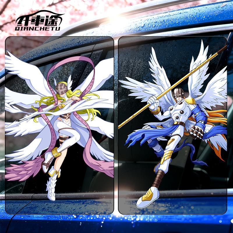 Digimon Car Sticker Cute Fashi - Car Accessories Japan reseña y precio