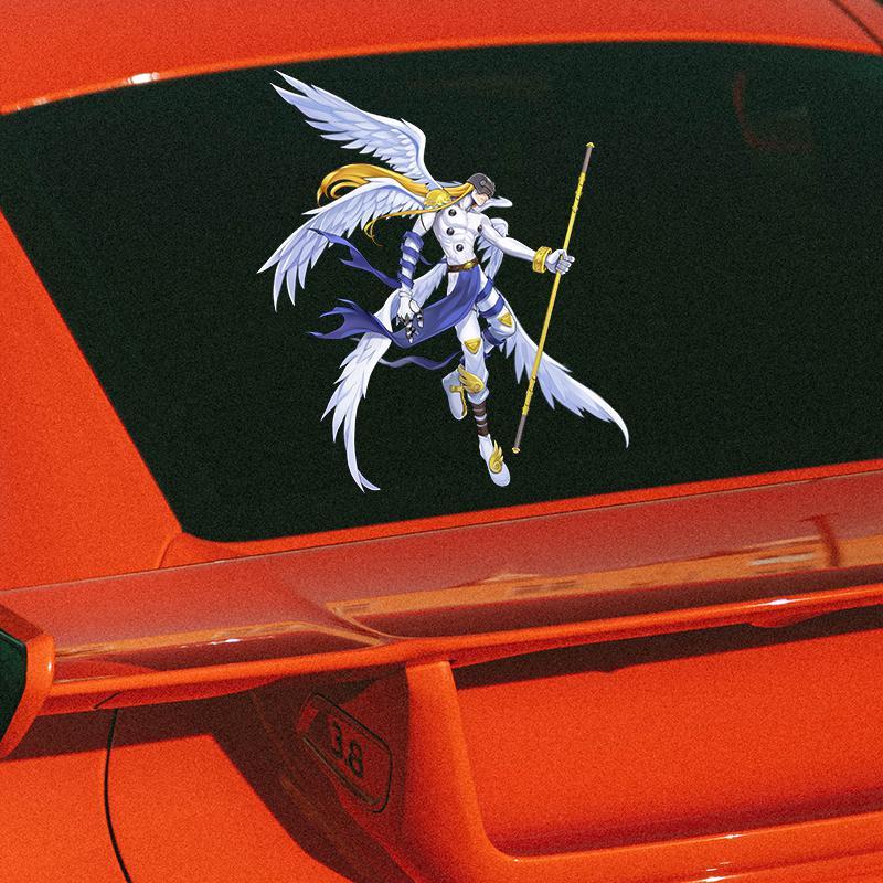 Digimon Car Sticker Cute Fashi - Car Accessories Japan reseña y precio