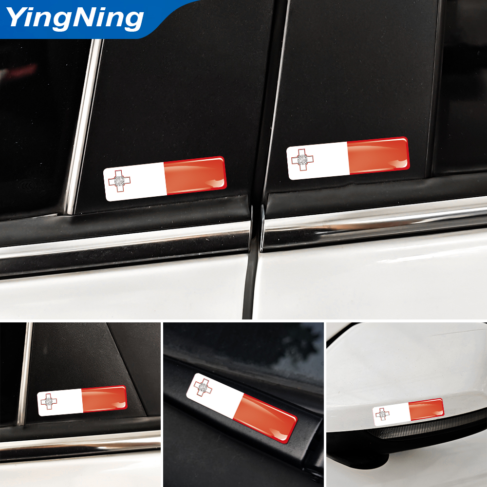 4PCS 3D Epoxy Domed Sticker Ma - Car Accessories Mauritius reseña y precio