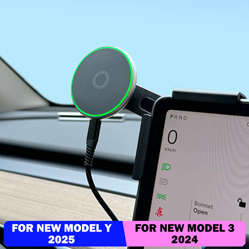 Car Phone Mount Holder 15W Mag - Wireless Car Charger reseña y precio