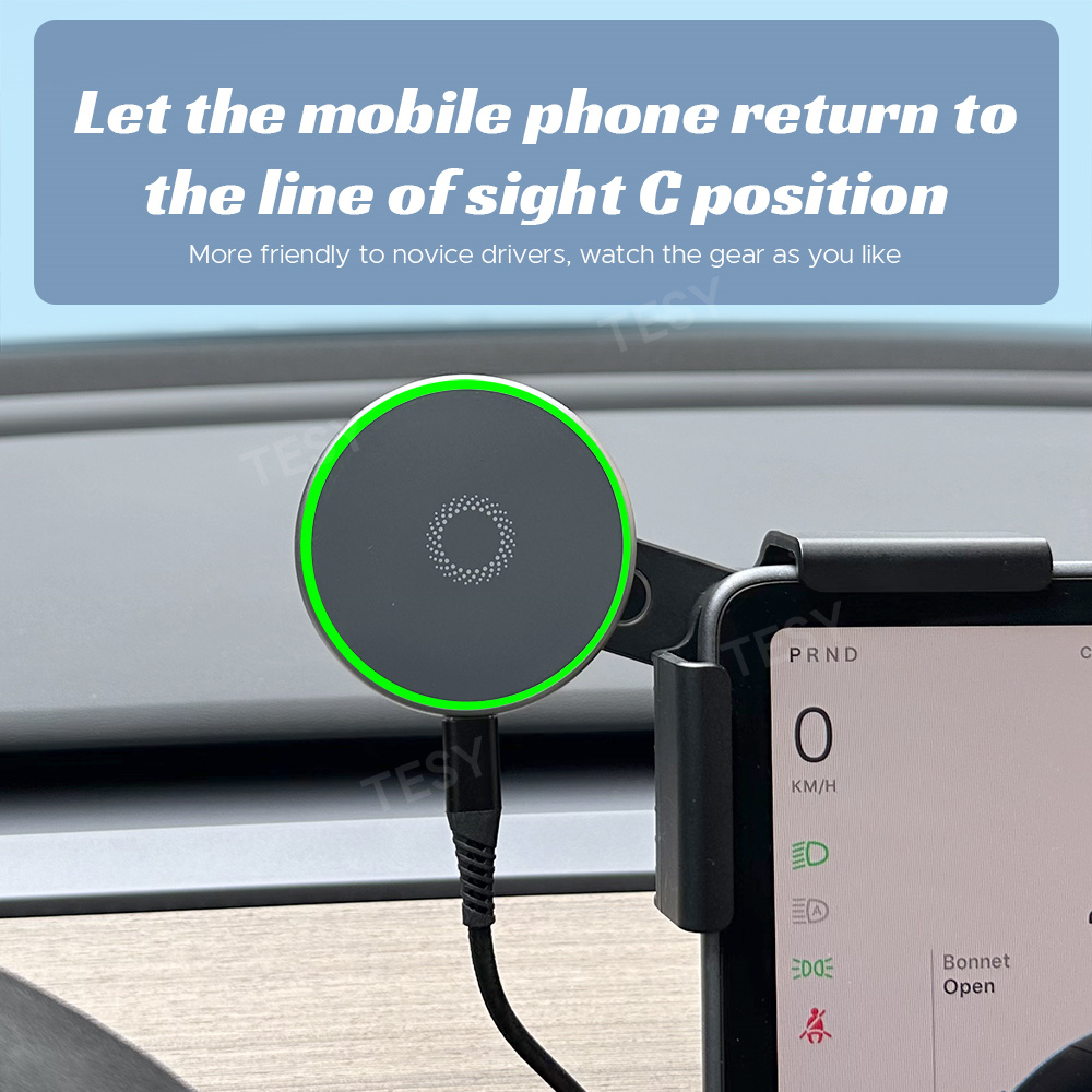 Car Phone Mount Holder 15W Mag - Wireless Car Charger reseña y precio