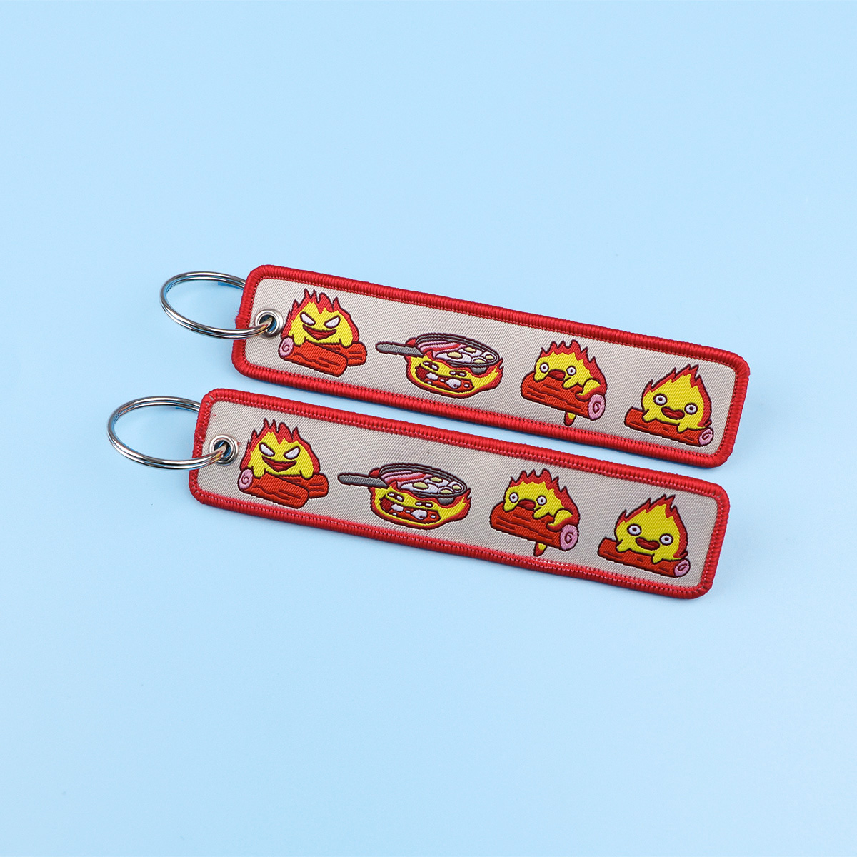 Anime Fire Embroidery Key Fobs - Car Accessories Japan reseña y precio
