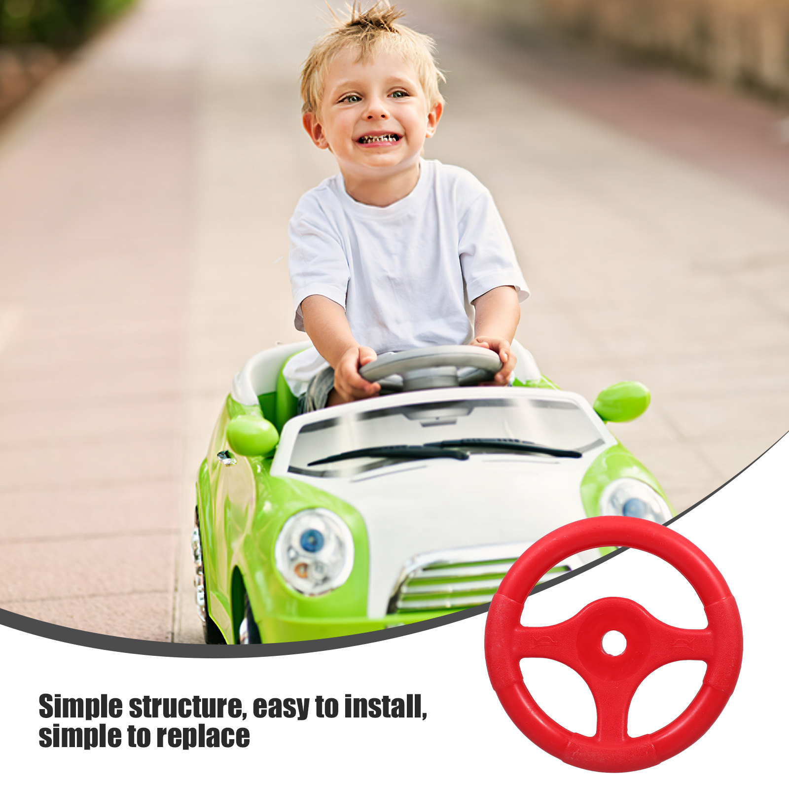 Plastic Car Steering Wheel Rep - Car Accessories Useful reseña y precio