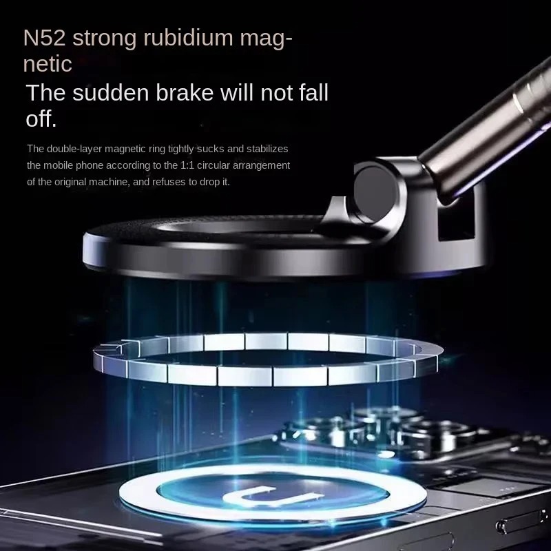 Magnetic Car Phone Holder Vacu - Wireless Car Charger reseña y precio