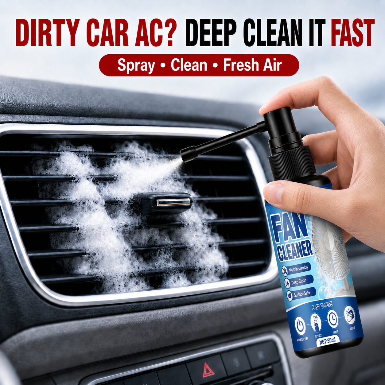 KJM Dual Spray Nozzle Car AC F - Car Air Freshener Vent reseña y precio