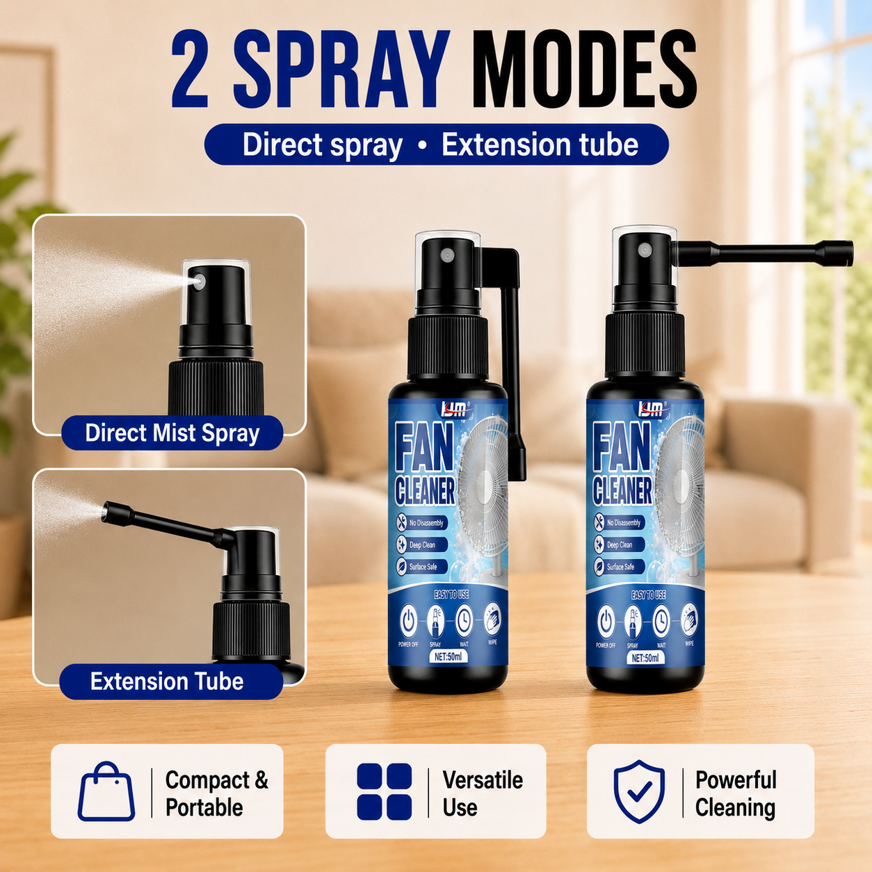 KJM Dual Spray Nozzle Car AC F - Car Air Freshener Vent reseña y precio